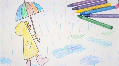 下雨天畫畫